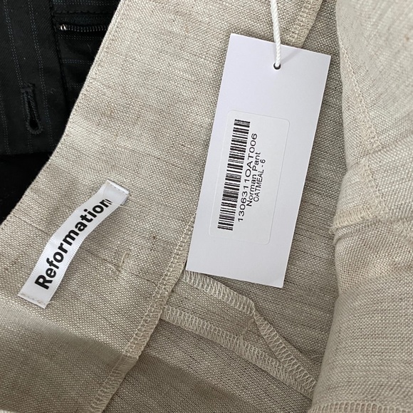 Reformation Norman Pant - Oatmeal - Picture 4 of 7